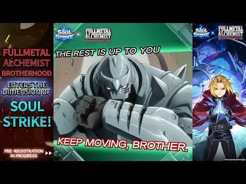 Fullmetal Alchemist Brotherhood Crossover trong Soul Strike