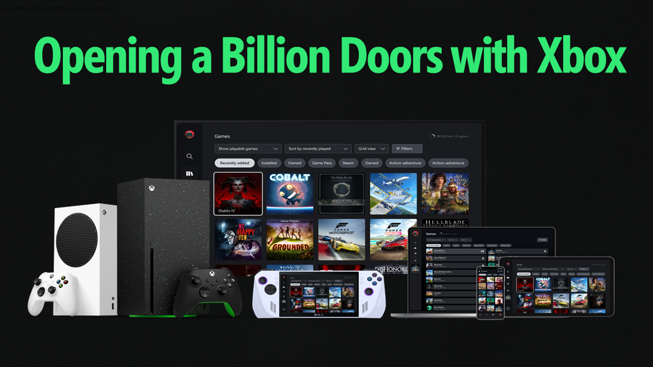 MicrosoftはSteamタブでXbox UIモックアップをリリースして撤回します