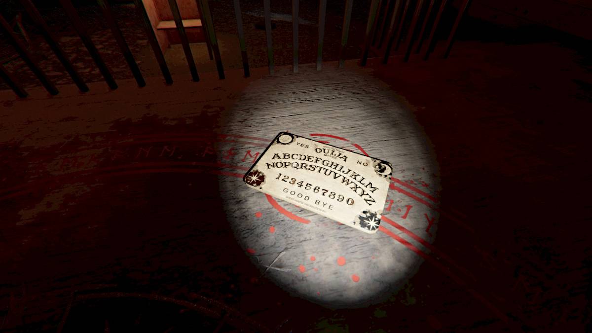 Scheda Ouija in fasmofobia