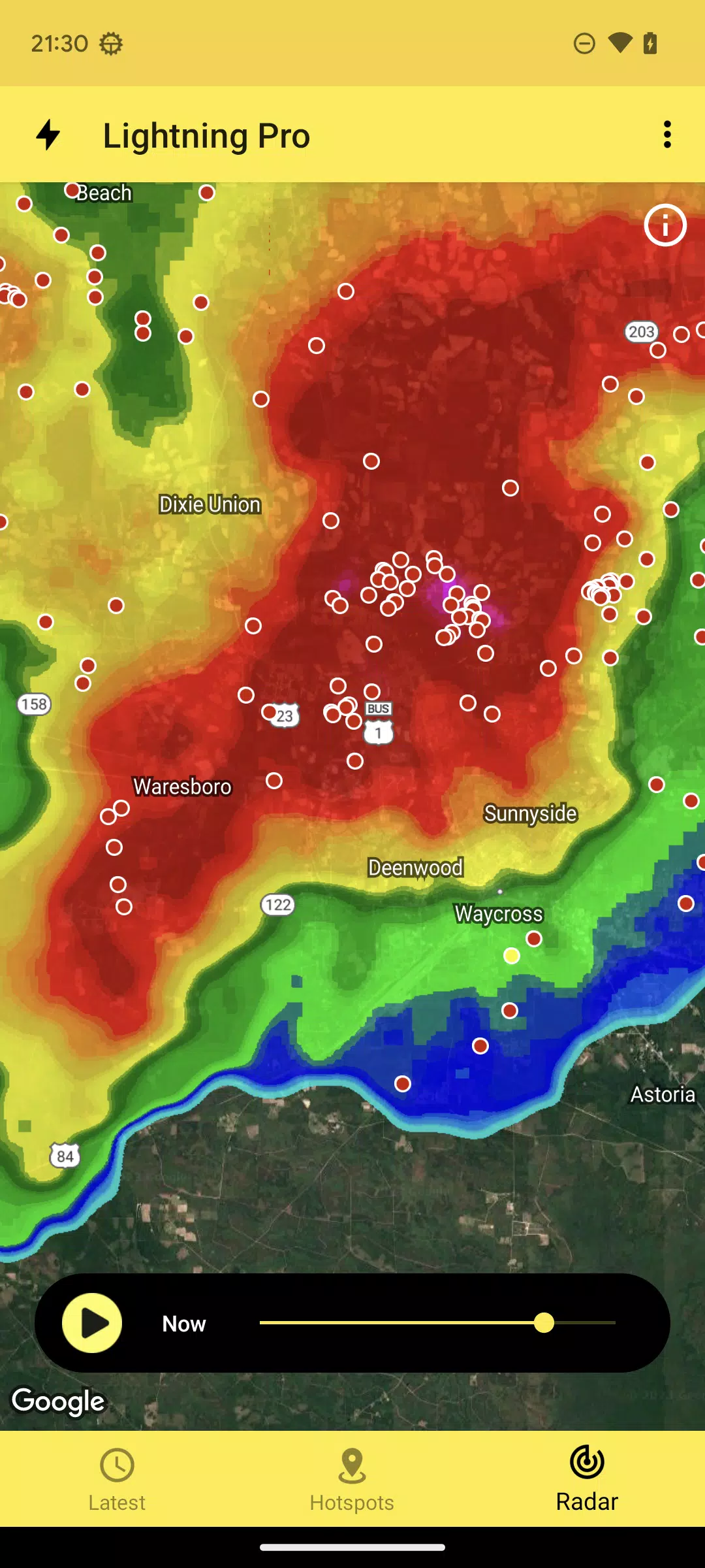 My Lightning Tracker Capture d'écran 1