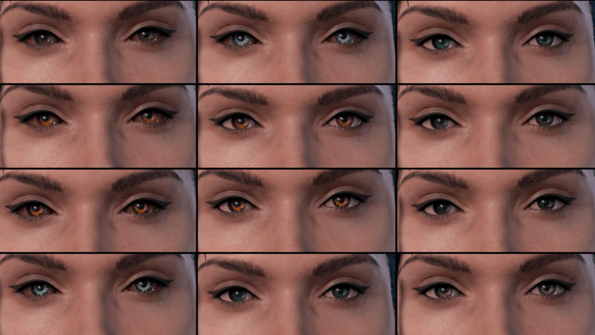 Expanded eye color customization for BG3