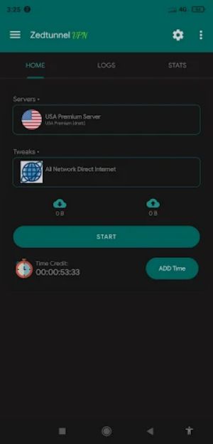 Zedtunnel VPN স্ক্রিনশট 2