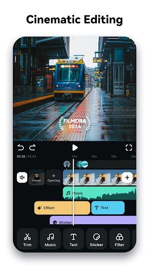 Filmora interface