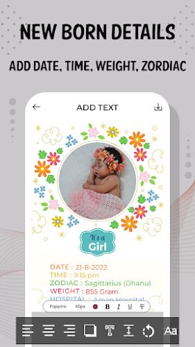 NewBorn Baby Photo Frame Capture d'écran 0