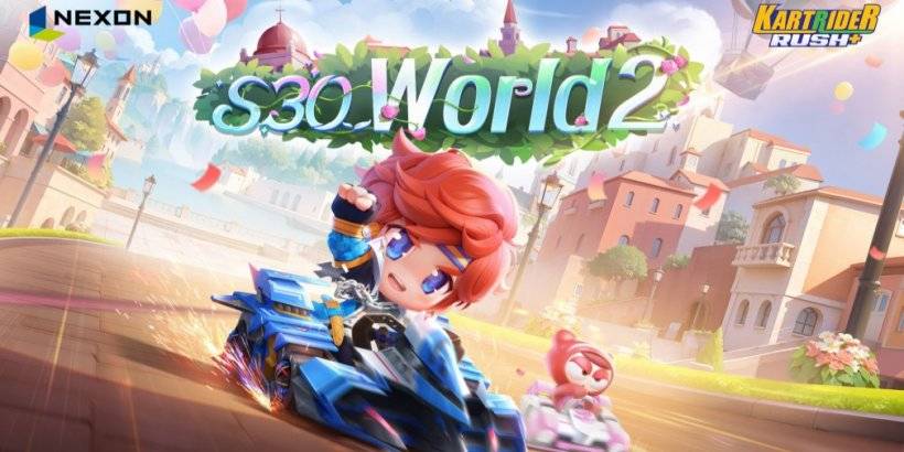 Temporada 30: World 2 do Kartrider Rush+ lança com novos karts, faixas, personagens