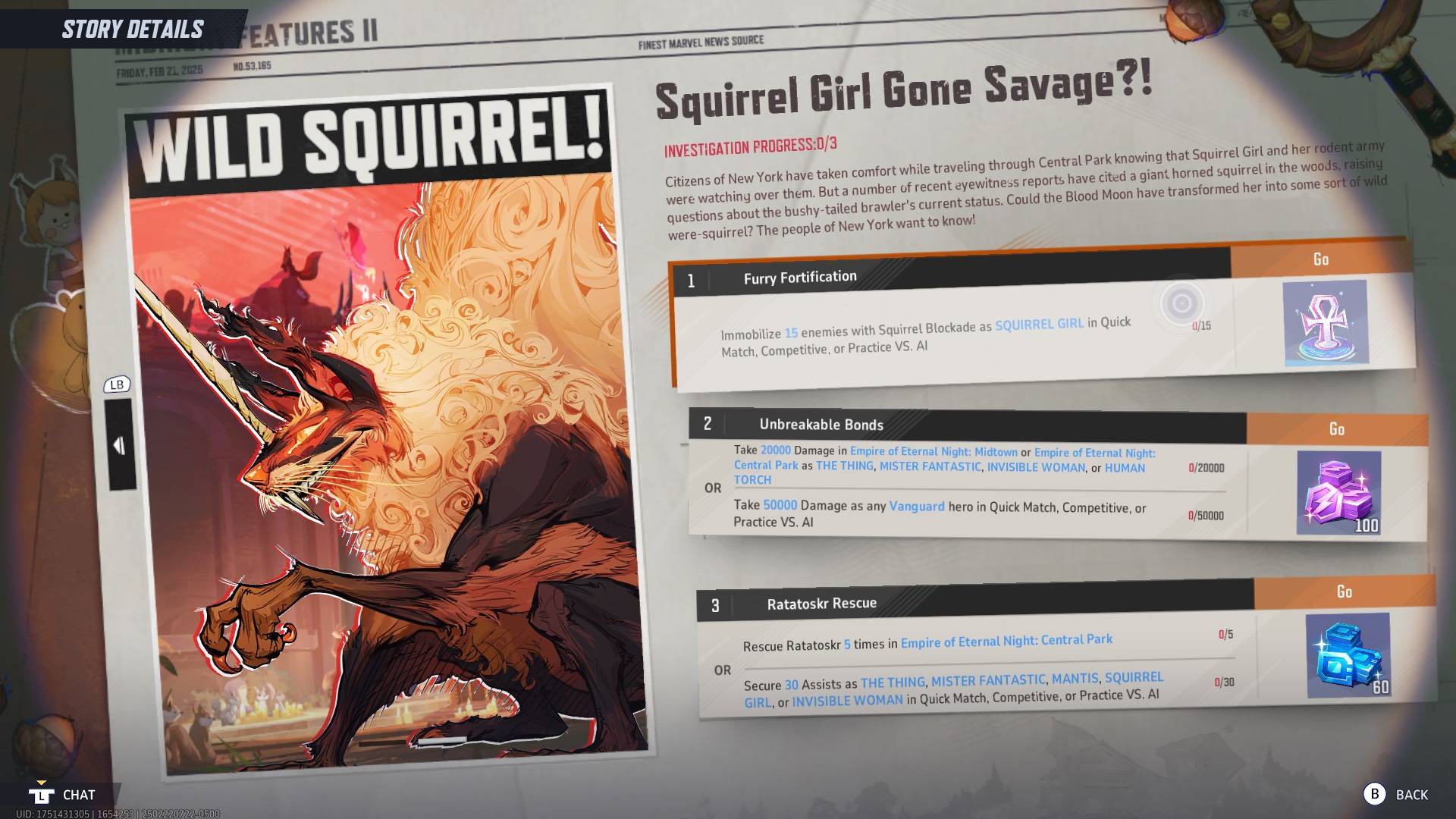 セントラルパークのRescue Ratatoskr：Marvel Rivals Guide