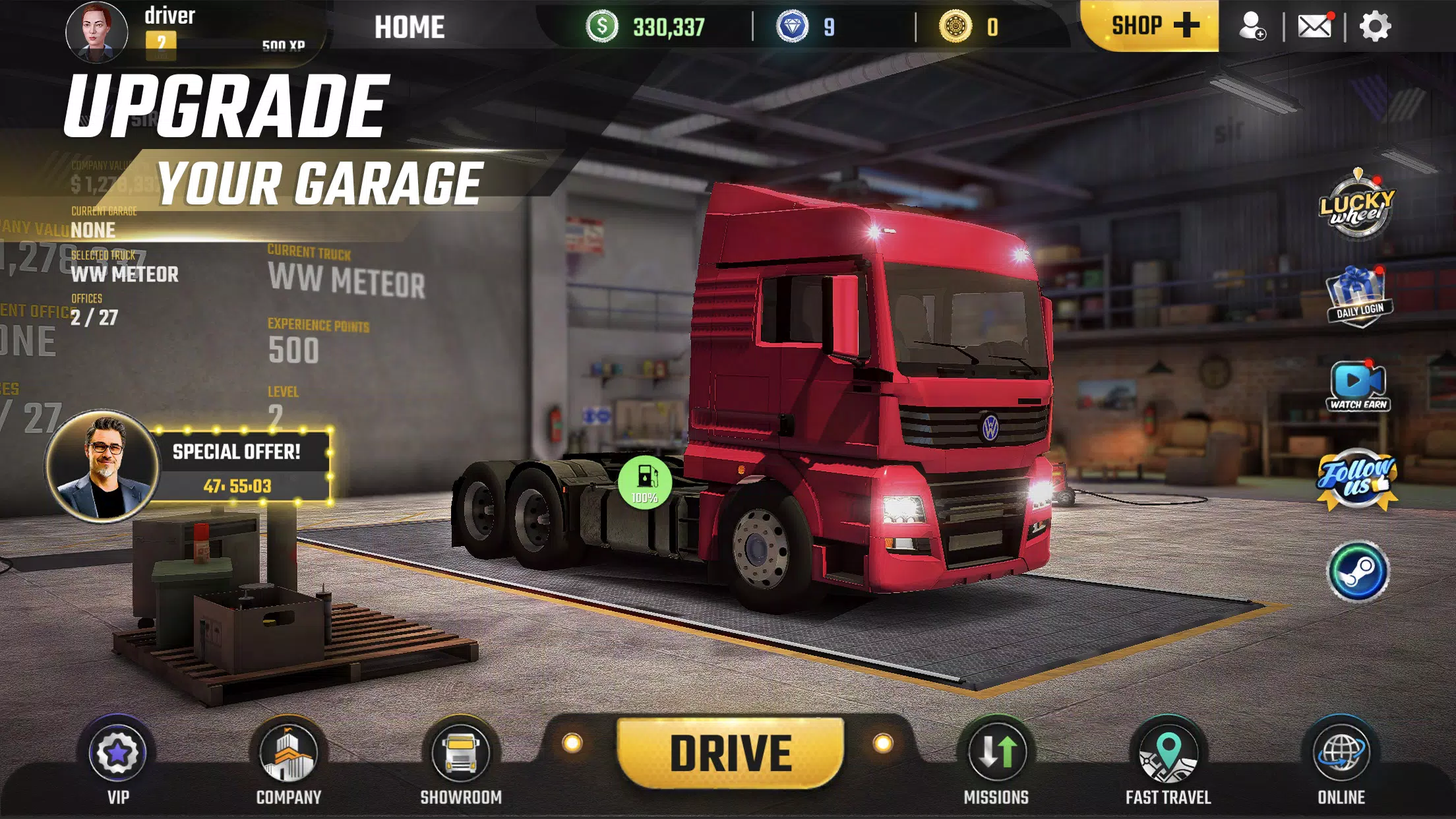 Truck Simulator World Скриншот 0
