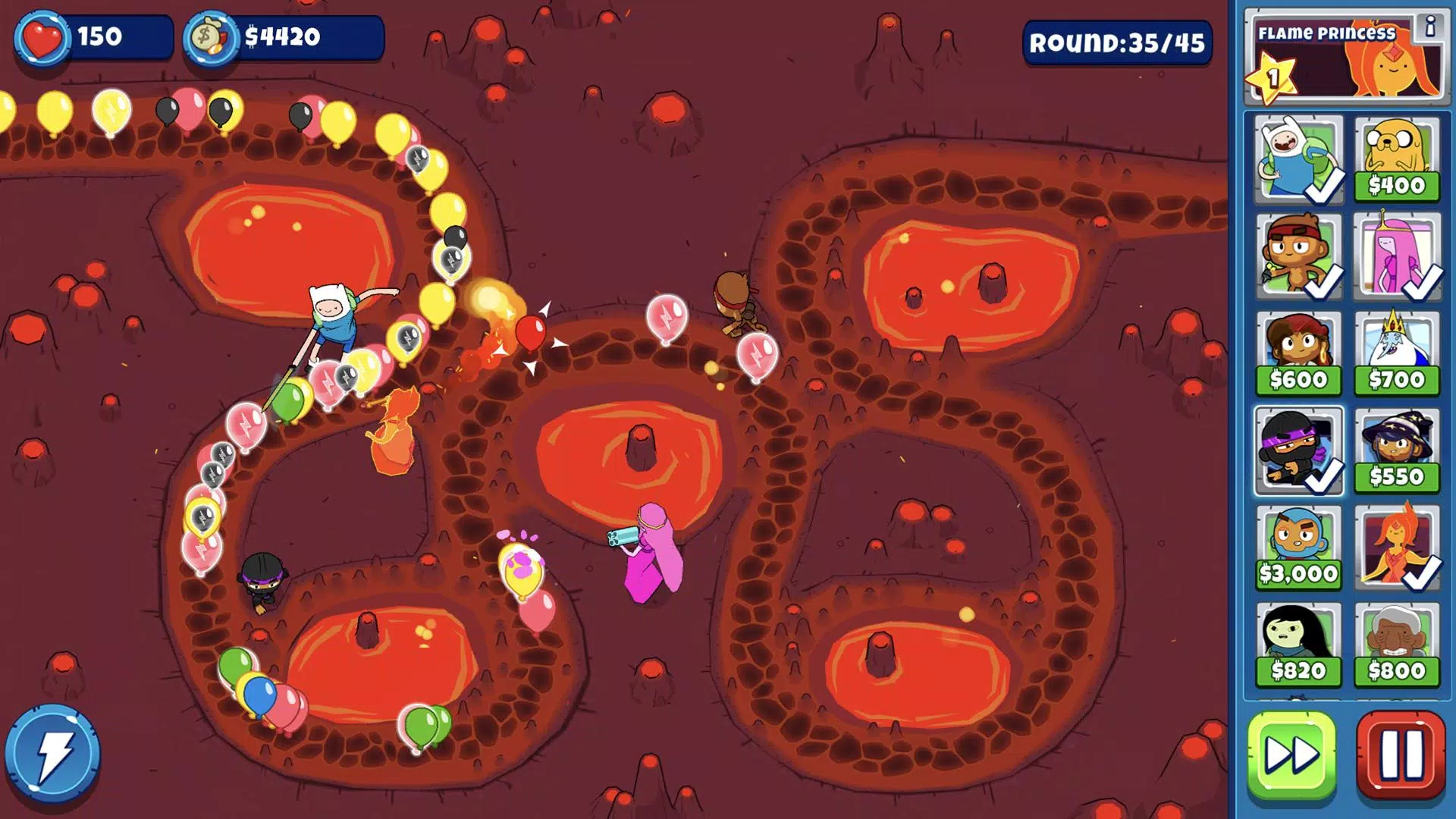 Bloons Adventure Time TD 螢幕截圖 3