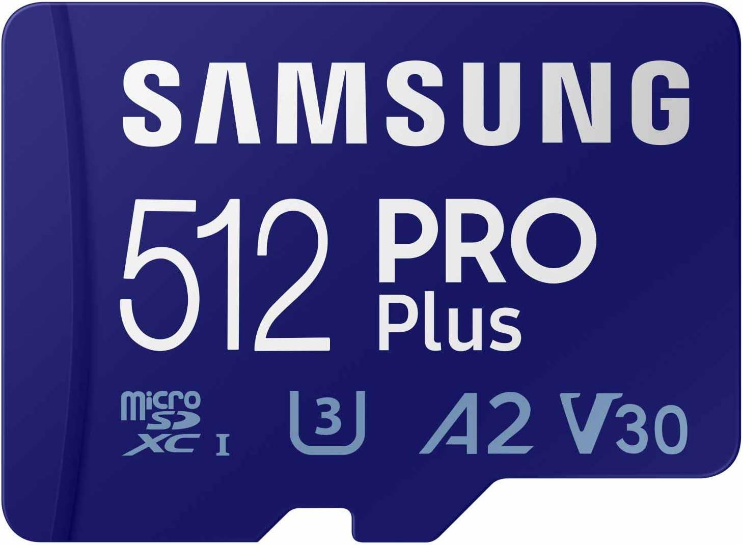 SAMSUNG PRO Plus microSD Memory Card + Adapter