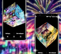 Amazing Cube Live Wallpaper Zrzut ekranu 3