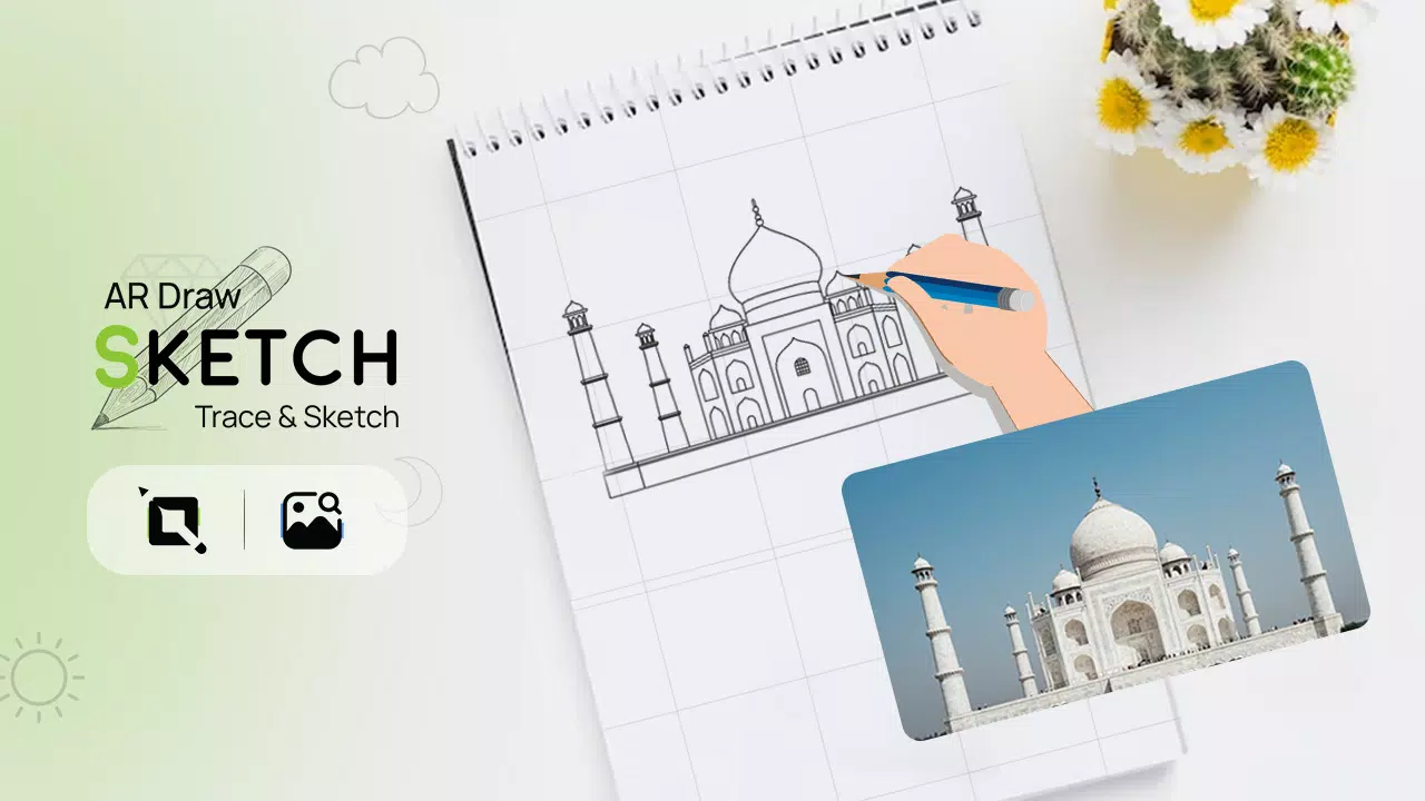 AR Draw Sketch: Trace & Sketch Capture d'écran 0