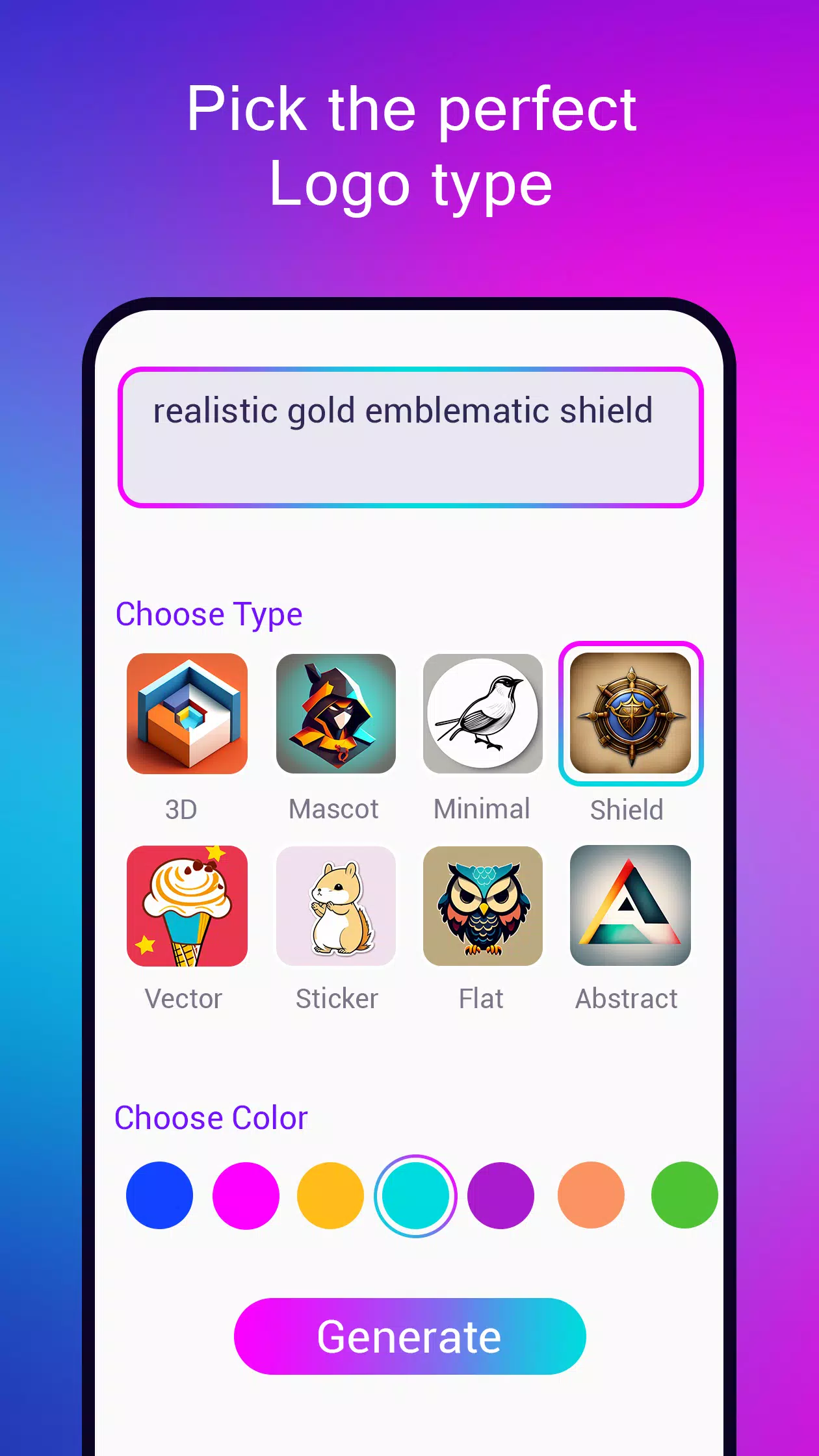 Logo maker AI Logo generator 스크린샷 2