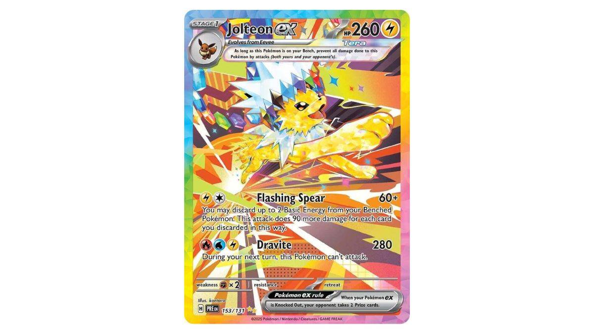 Jolteon ex illustrazione rara