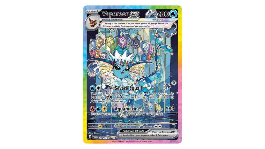 Evoluzioni ex prismatiche vaporeon