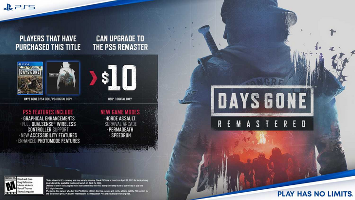 Days Remaster升级DLC