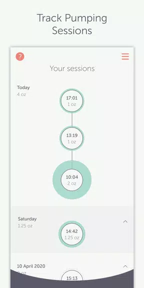 Elvie Pump Captura de pantalla 2