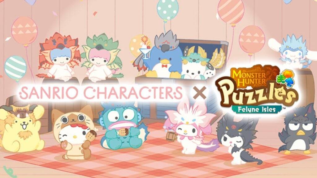 Felyne Isles and Sanrio Launch Cinnamoroll-Themed Monster Hunter Puzzles