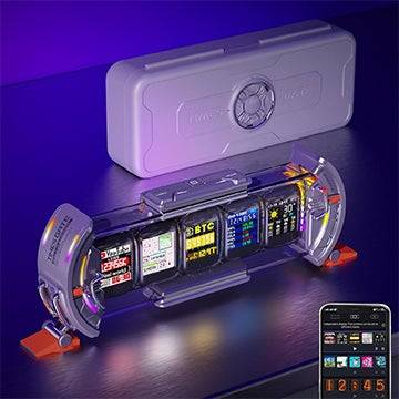 Cyberpunk LED Pixel Horloge: moins cher sur AliExpress