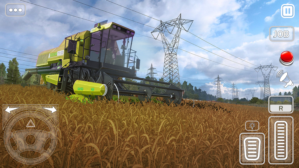 Farmer Tractor Driving Games 螢幕截圖 0