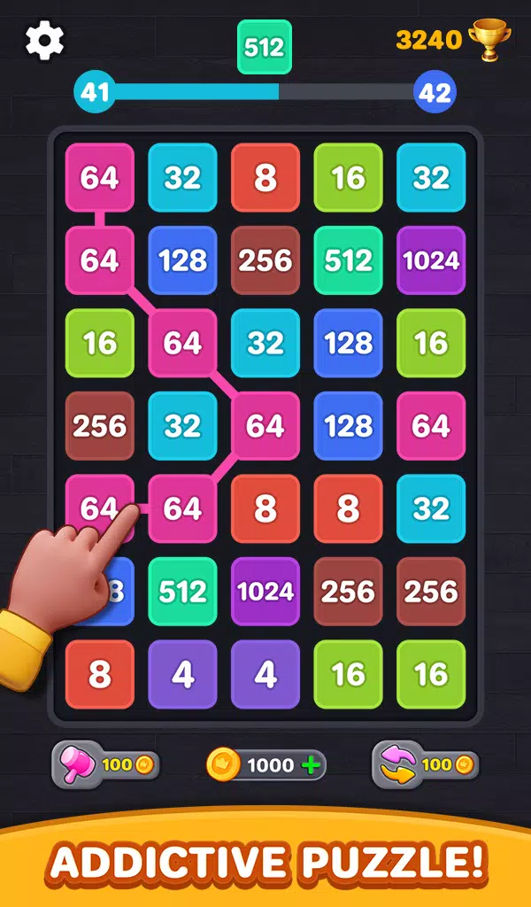 2048 Number Puzzle: Merge Game 스크린샷 1