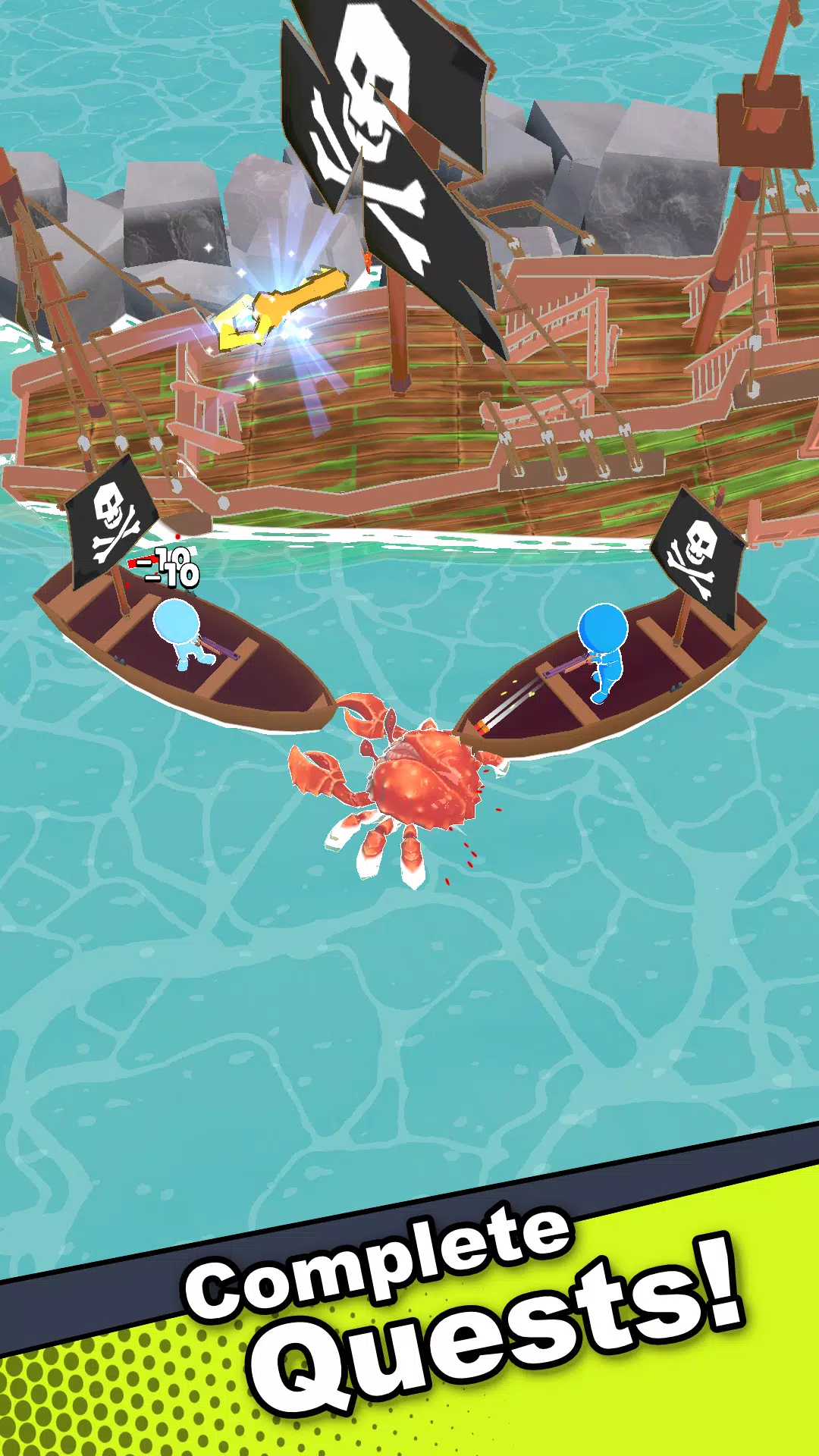 Crab Life - Idle Rpg ภาพหน้าจอ 0