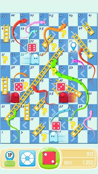 Snakes and Ladders the game Capture d'écran 0