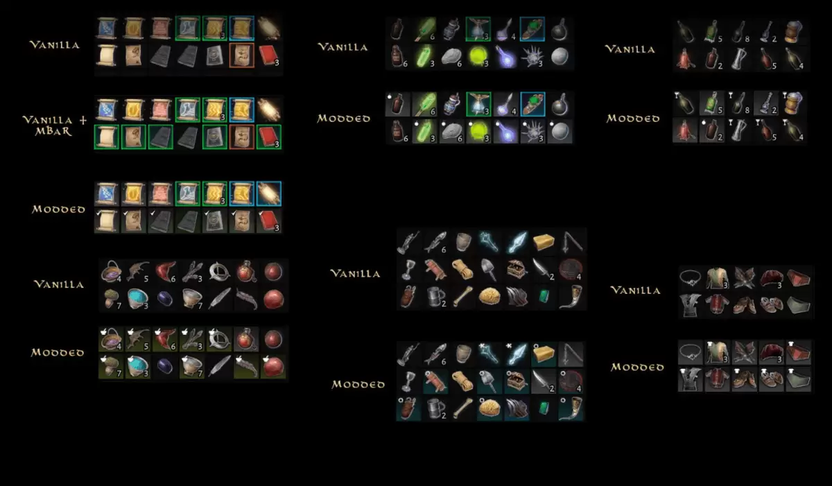 Improved inventory management interface for BG3