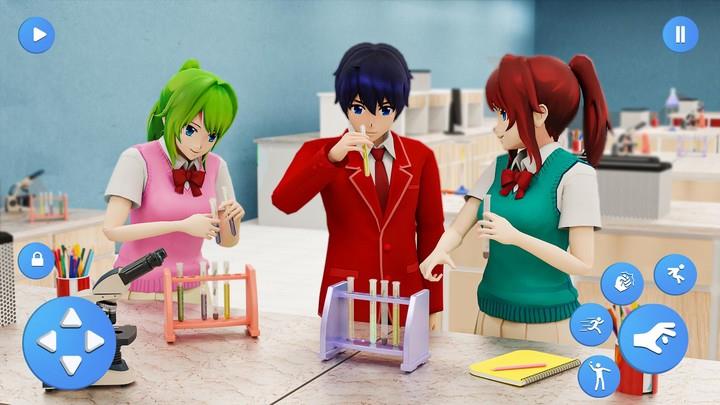 Anime Highschool Girl Life Sim スクリーンショット 1
