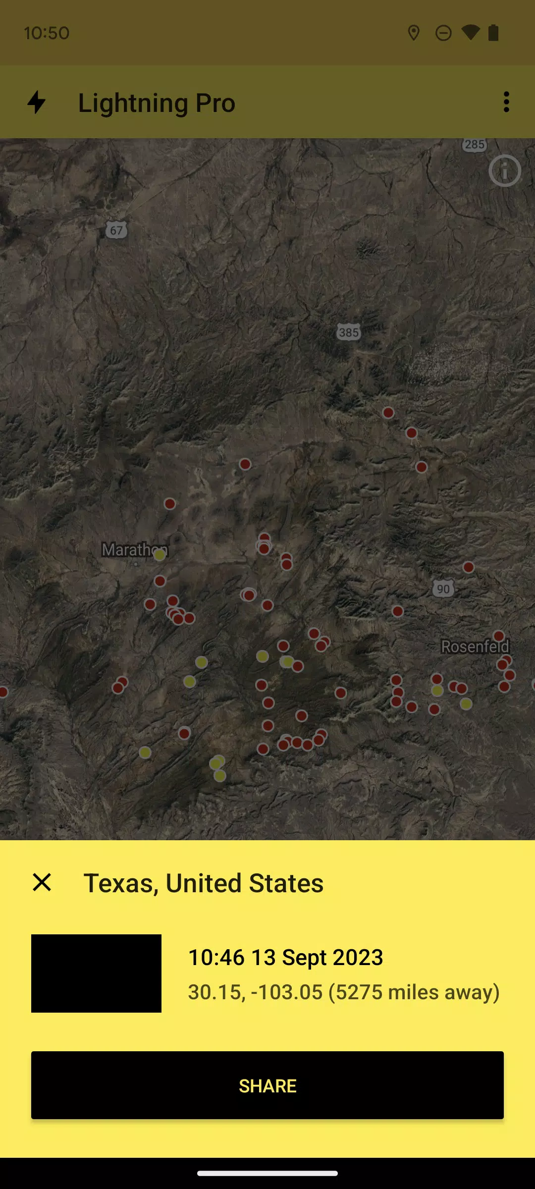 My Lightning Tracker Capture d'écran 0