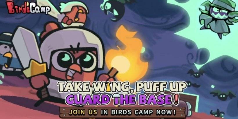 Birds Camp : Android 및 iOS에서 지금 매력적인 타워 방어