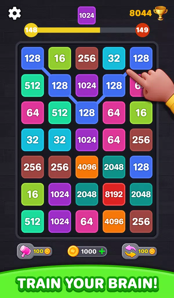 2048 Number Puzzle: Merge Game 스크린샷 3