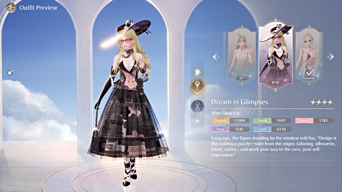 梦想中的无限尼基（Nikki）的服装