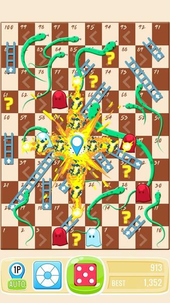 Snakes and Ladders the game Capture d'écran 2