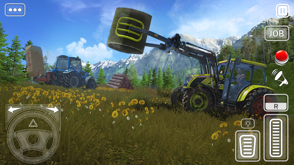 Farmer Tractor Driving Games 螢幕截圖 2