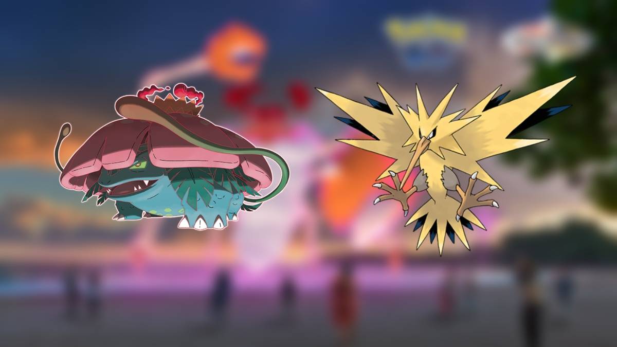Venusaur & Zapdos, i migliori contatori per Gigantamax Kingler in Pokémon Go