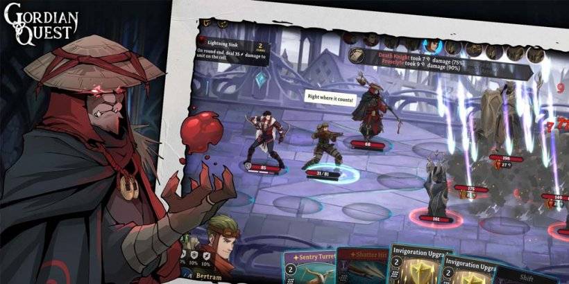 Lançamento da busca Gordian: Roguelite DeckBuilder agora no iOS, Android