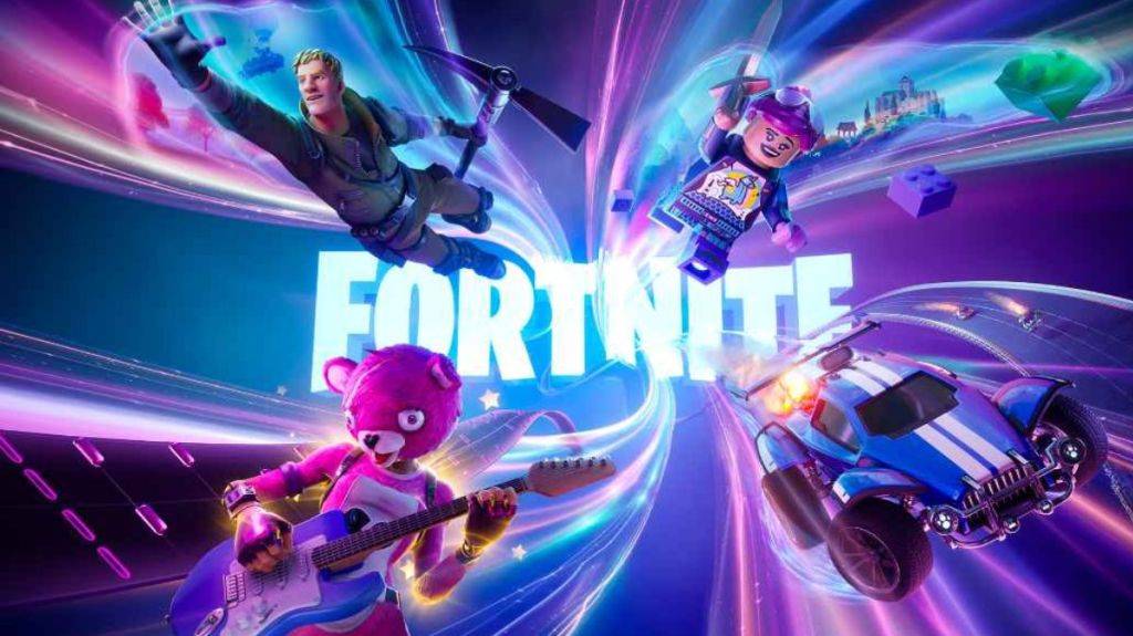 Fortnite第5章中的加载屏幕。此图像是有关如何兑换Fortnite礼品卡的文章的一部分。