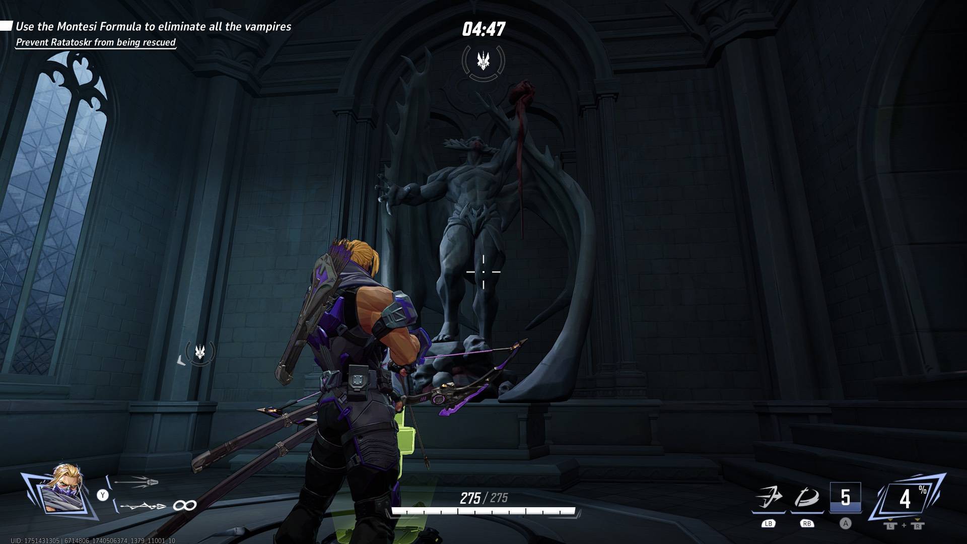 Statua della tempesta di sangue in frantumi in rivali Marvel per il risultato di idolo in rovina