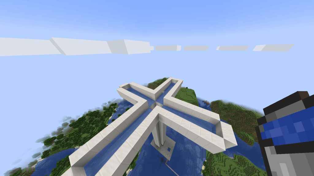 Sistema de trincheira de água no spawner de mobs do Minecraft