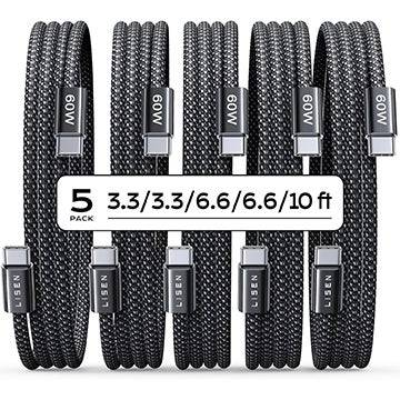 5 paket USB Type-C kabloları şimdi 8 $