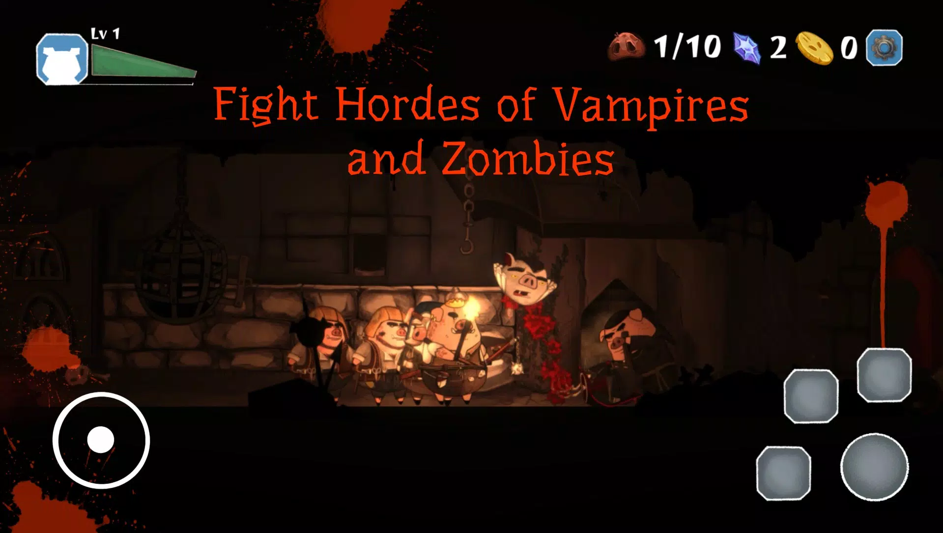 Pigs Wars: Vampire Blood Moon Скриншот 2