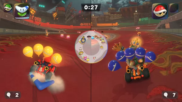 Mario Kart World race action
