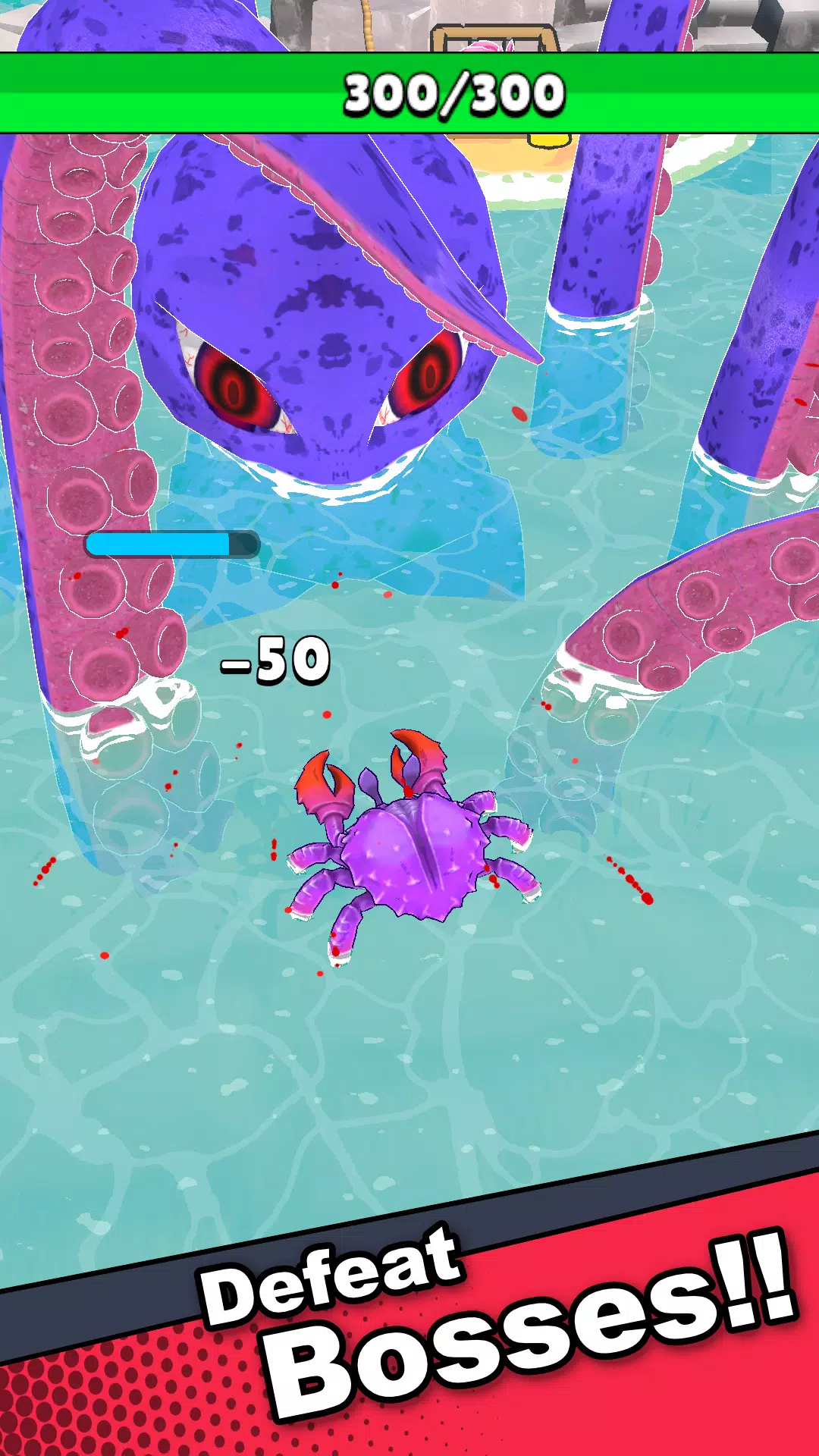 Crab Life - Idle Rpg ภาพหน้าจอ 1