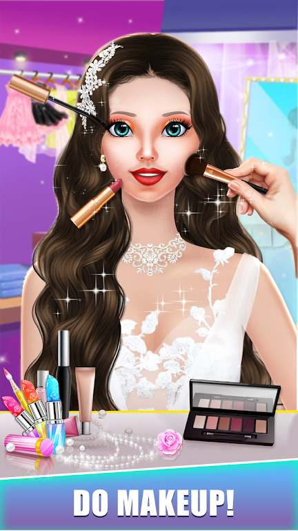 Bridal Wedding Makeup Game 螢幕截圖 0