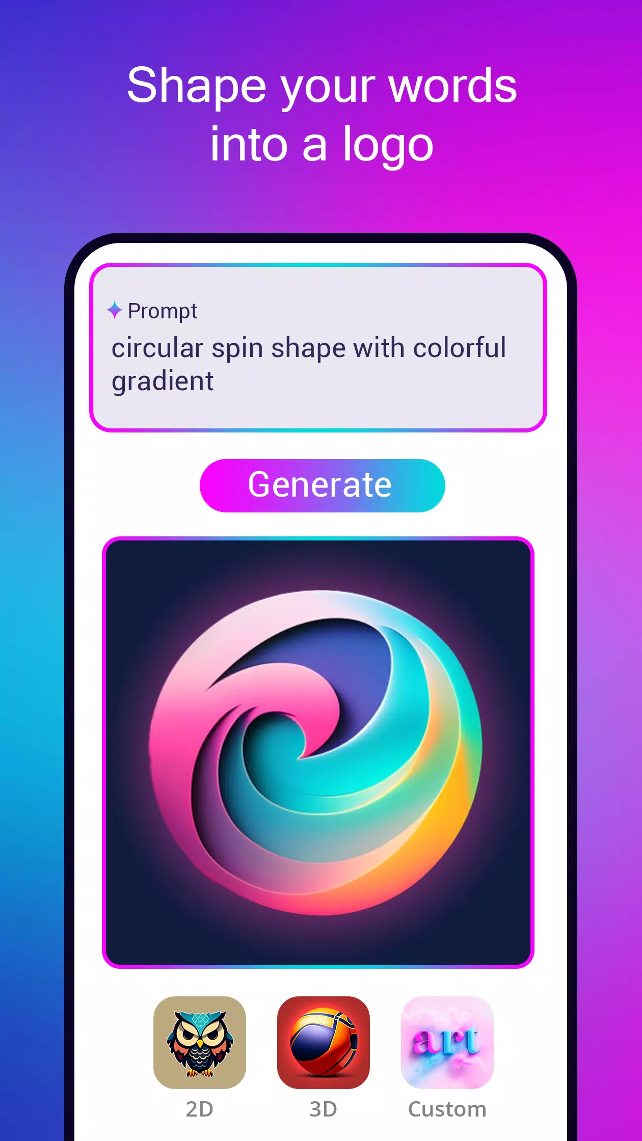Logo maker AI Logo generator 스크린샷 1