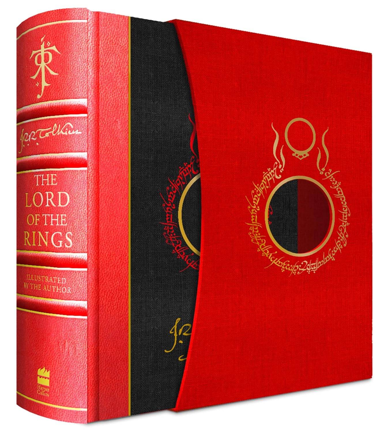Deluxe illustrated Lord of the Rings book set