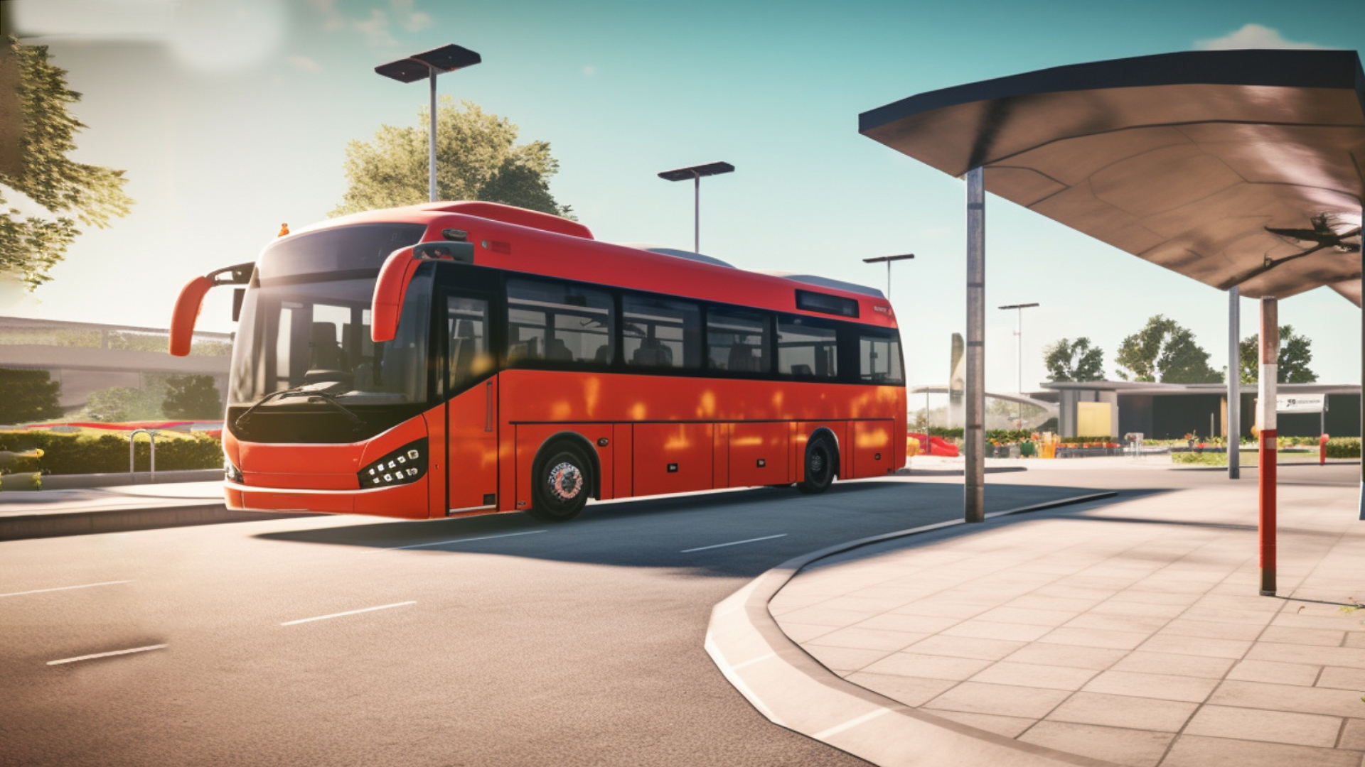 US Bus Simulator: 3D Bus Games Скриншот 1