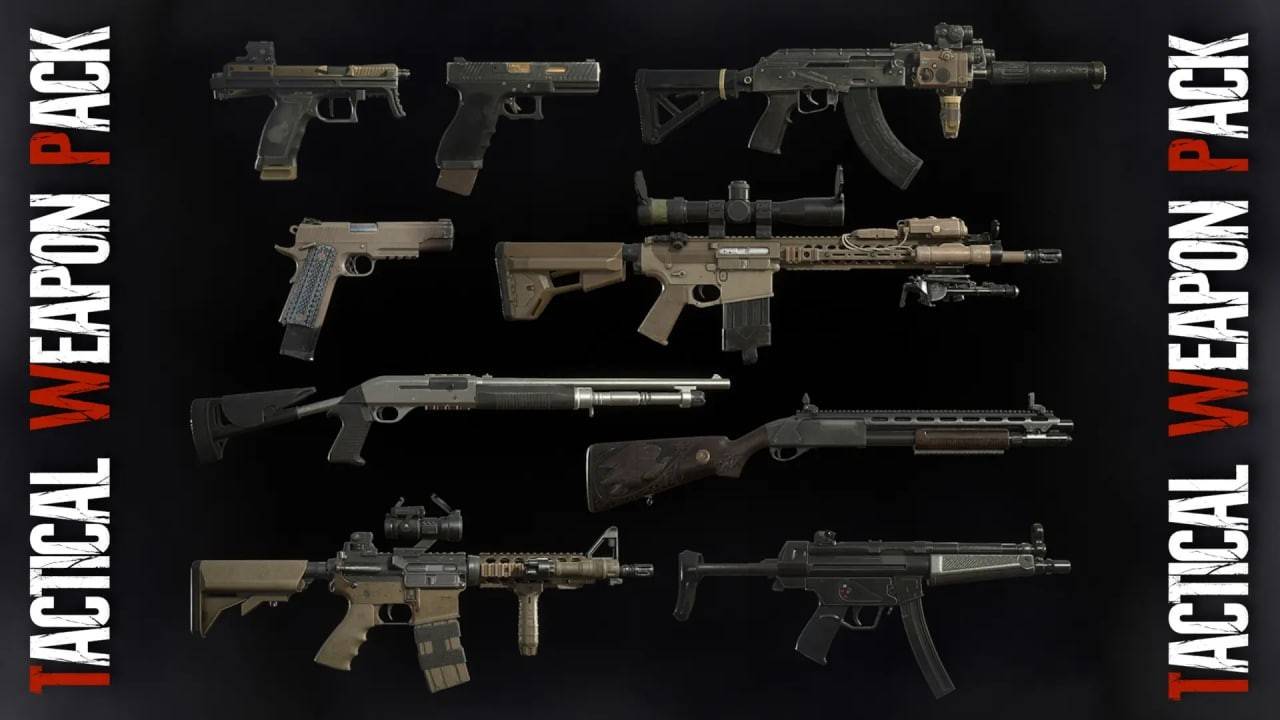 Taktikal na pack ng armas na na -reload