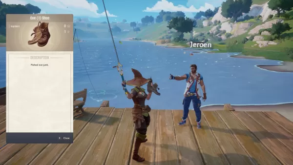 Colorful village scene