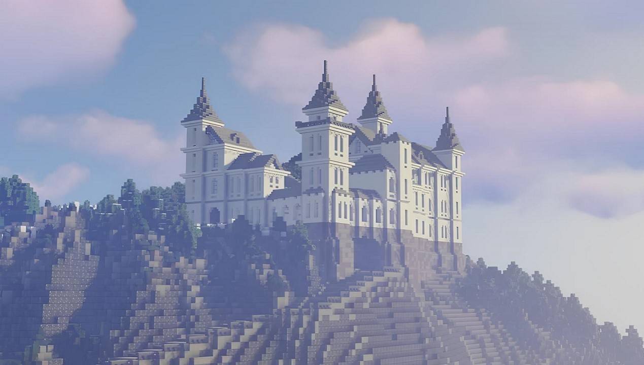 Mountain Castle Minecraft